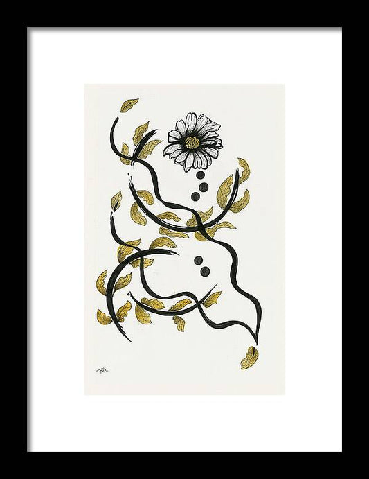 Sound Curve Three 1 - Framed Print