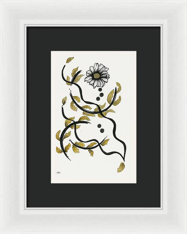 Sound Curve Three 1 - Framed Print