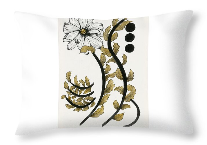 Sound Curve Two 1 - Throw Pillow