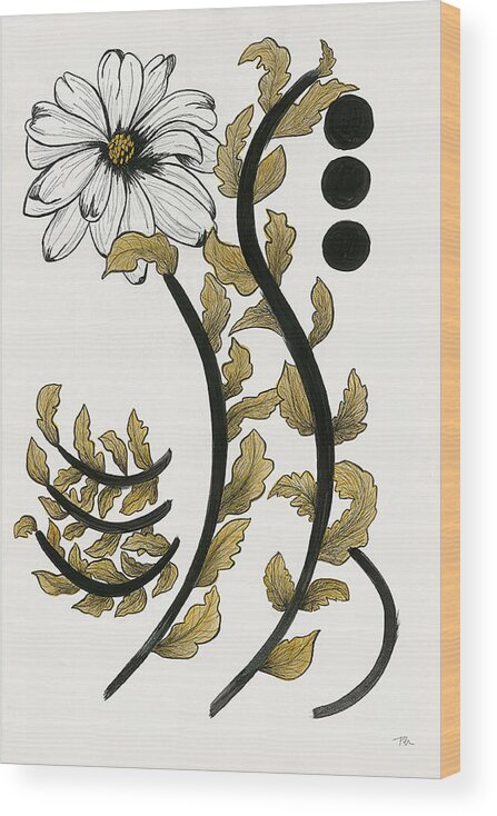 Sound Curve Two 1 - Wood Print