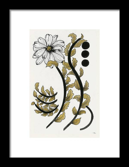 Sound Curve Two 1 - Framed Print