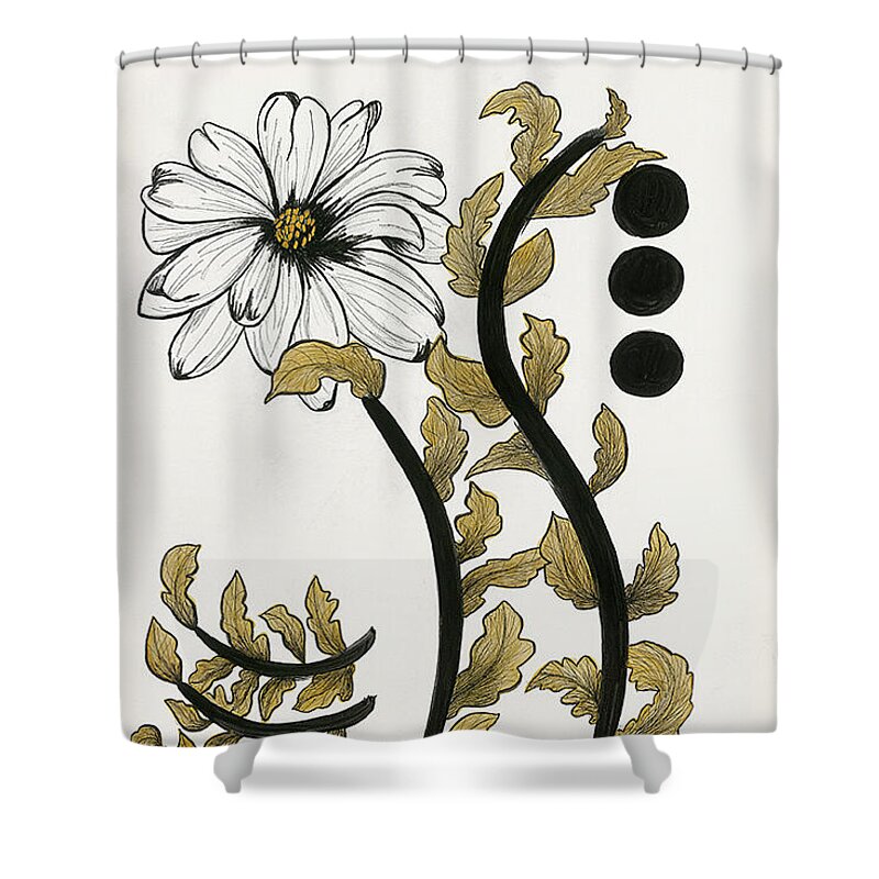 Sound Curve Two 1 - Shower Curtain