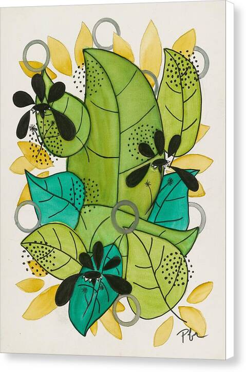 Green Leaf Fine Art Print - Canvas Print
