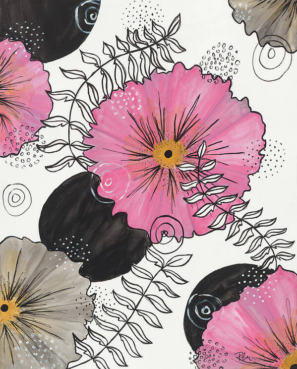 Pink Floral Fine Art Print - Art Print