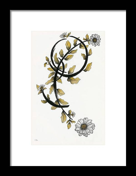 Sound Curve One - Framed Print