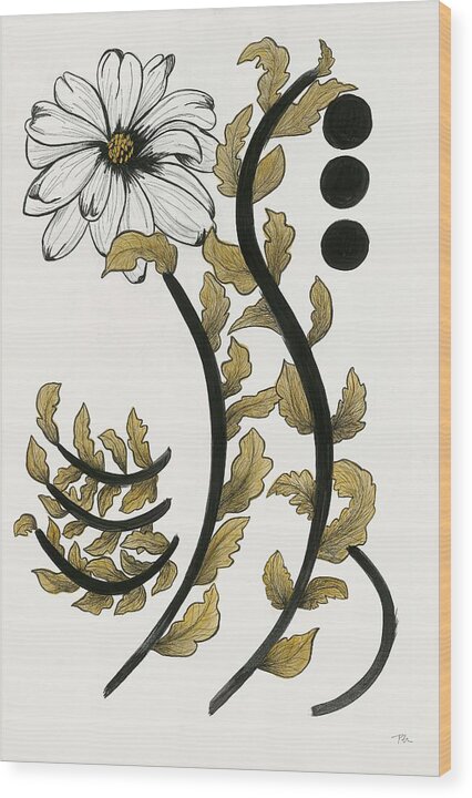 Sound Curve Two - Wood Print