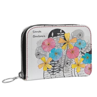 Mini Zip Wallet Bloom Group Santa Barbara