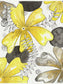 Canvas Yellow Floral Fine Art Print - Puzzle