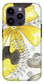 Canvas Yellow Floral Fine Art Print - Phone Case