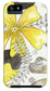 Canvas Yellow Floral Fine Art Print - Phone Case