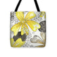 Canvas Yellow Floral Fine Art Print - Tote Bag