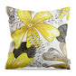 Canvas Yellow Floral Fine Art Print - Throw Pillow