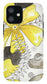 Canvas Yellow Floral Fine Art Print - Phone Case