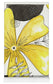 Canvas Yellow Floral Fine Art Print - Yoga Mat