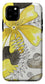 Canvas Yellow Floral Fine Art Print - Phone Case