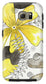 Canvas Yellow Floral Fine Art Print - Phone Case