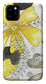 Canvas Yellow Floral Fine Art Print - Phone Case