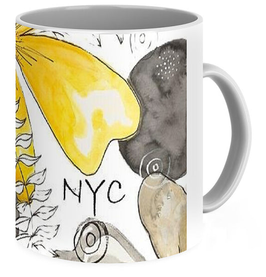 Coffee Mug Bloom Yellow NYC