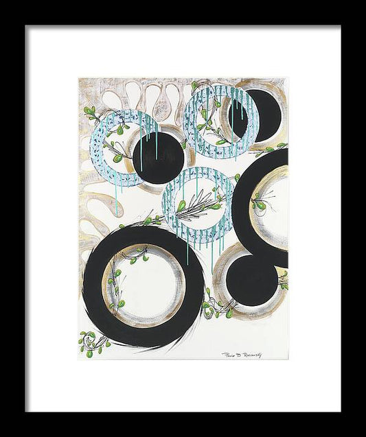 Collaborate Left Side - Framed Print