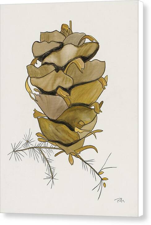 Colorado Tall Pine Cone Fine Art Print - Canvas Print