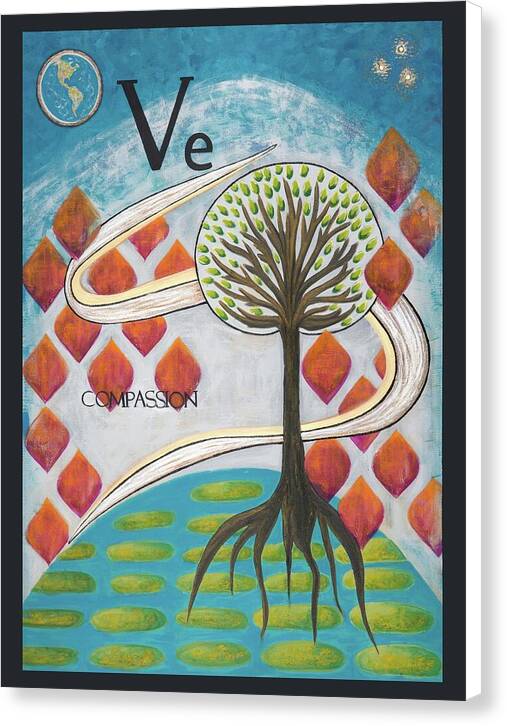 Global Tree Compassion Fine Art Print - Canvas Print