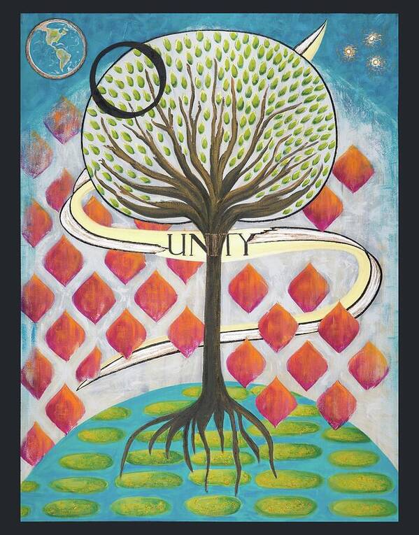 Global Tree Unity Fine Art Print - Art Print