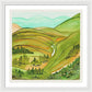 Golden Colorado Hills Mountains Fine Art Print - Framed Print