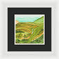 Golden Colorado Hills Mountains Fine Art Print - Framed Print