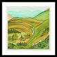 Golden Colorado Hills Mountains Fine Art Print - Framed Print