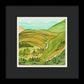 Golden Colorado Hills Mountains Fine Art Print - Framed Print