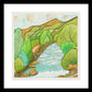 Golden Colorado River Fine Art Print - Framed Print