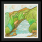 Golden Colorado River Fine Art Print - Framed Print