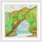 Golden Colorado River Fine Art Print - Framed Print