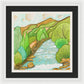 Golden Colorado River Fine Art Print - Framed Print