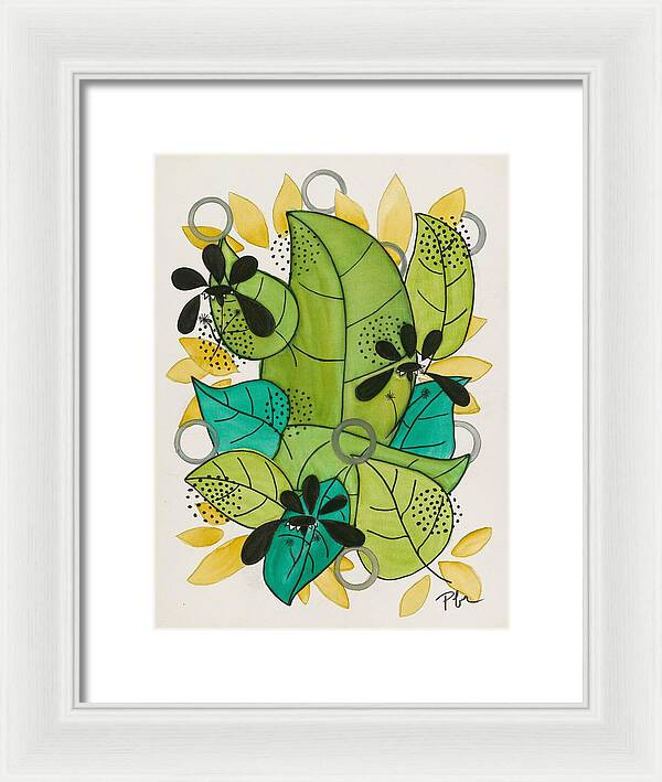 Green Leaf Fine Art Print - Framed Print