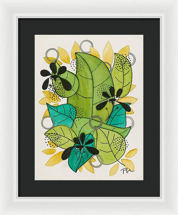 Green Leaf Fine Art Print - Framed Print