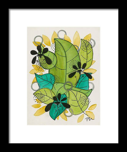 Green Leaf Fine Art Print - Framed Print