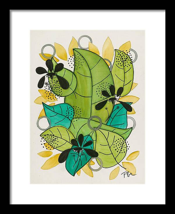 Green Leaf Fine Art Print - Framed Print