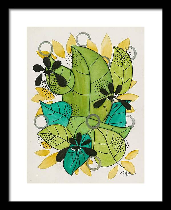 Green Leaf Fine Art Print - Framed Print