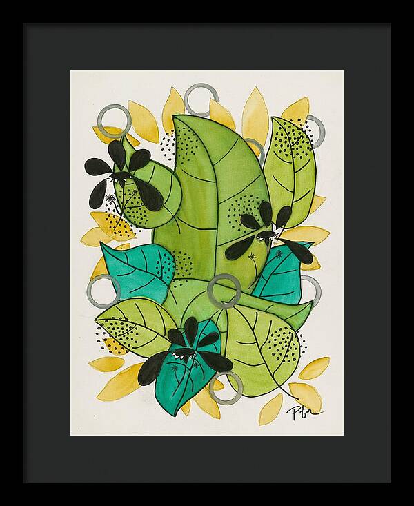 Green Leaf Fine Art Print - Framed Print