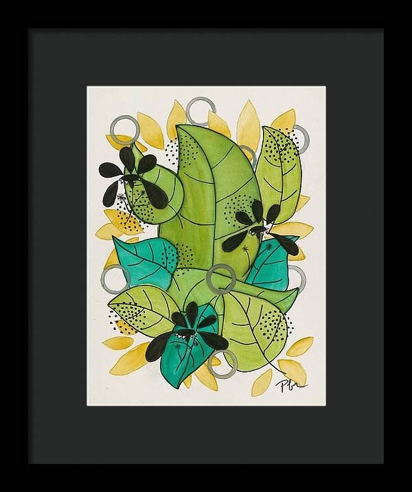 Green Leaf Fine Art Print - Framed Print