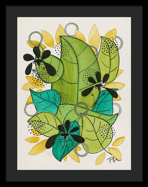 Green Leaf Fine Art Print - Framed Print