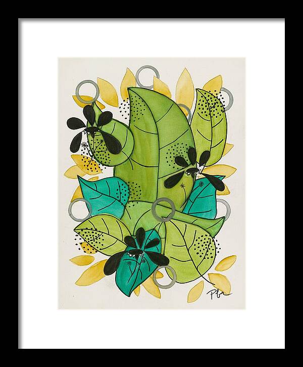 Green Leaf Fine Art Print - Framed Print