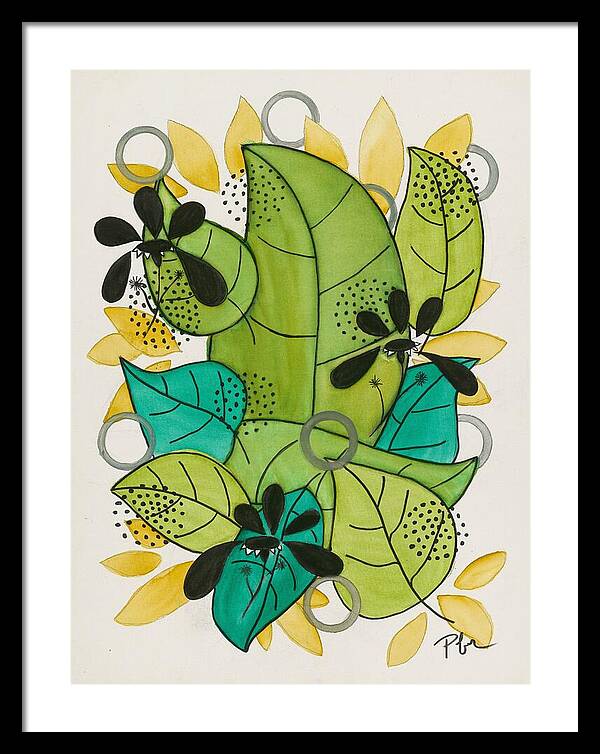 Green Leaf Fine Art Print - Framed Print