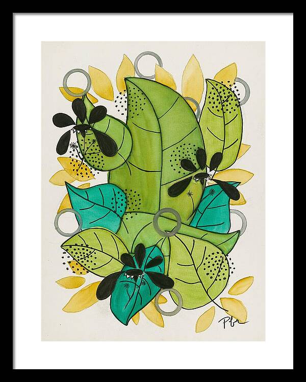 Green Leaf Fine Art Print - Framed Print