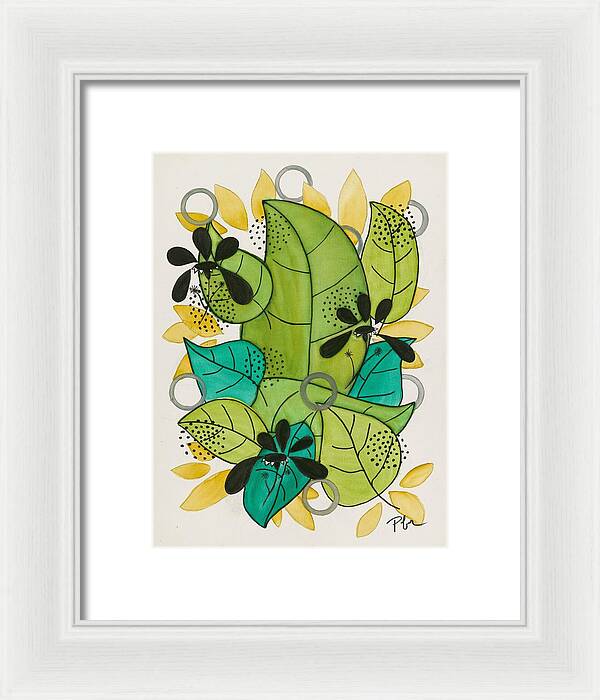 Green Leaf Fine Art Print - Framed Print