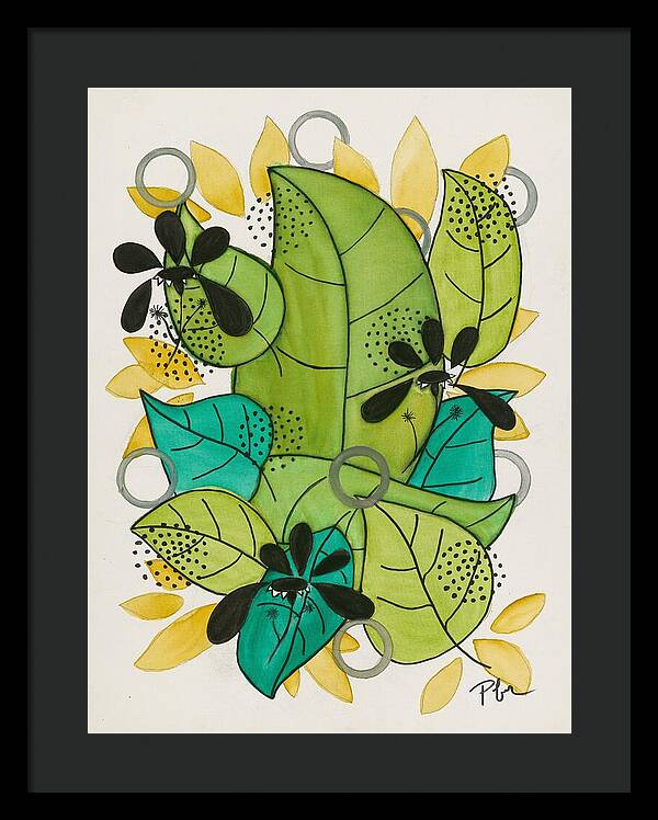 Green Leaf Fine Art Print - Framed Print