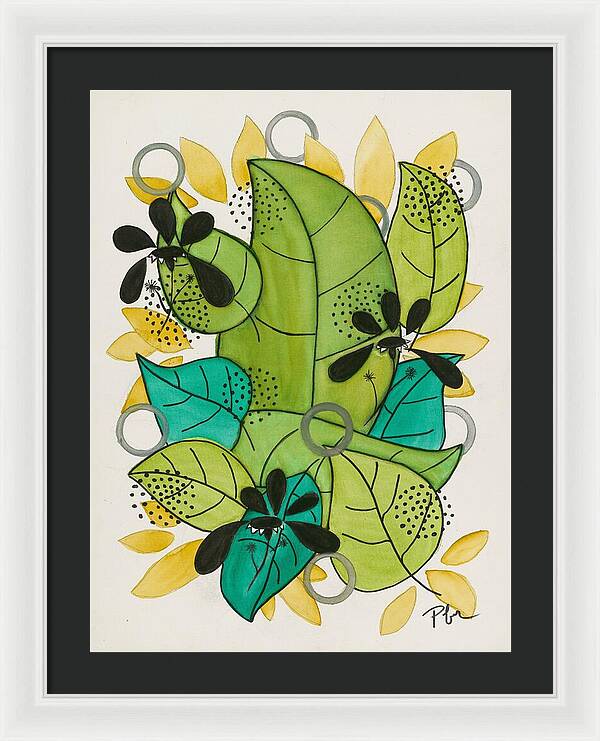 Green Leaf Fine Art Print - Framed Print