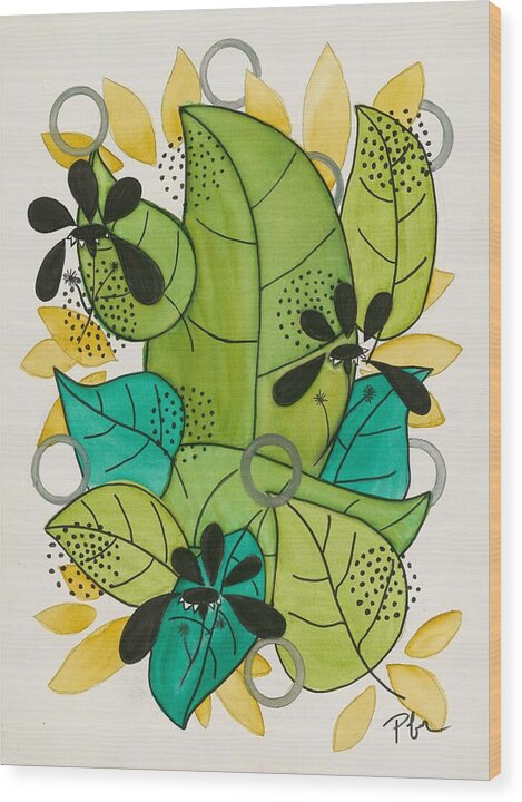 Green Leaf Fine Art Print - Wood Print