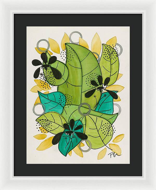 Green Leaf Fine Art Print - Framed Print